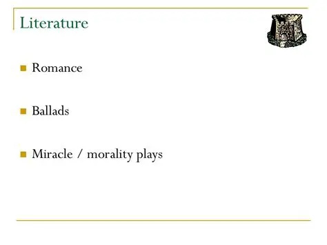 The Emergence of Romance Literature