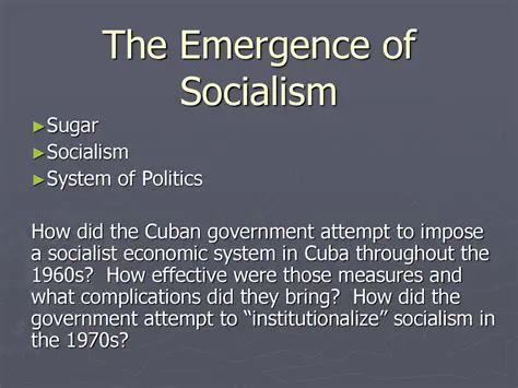 The Emergence of Socialism
