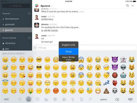 The emoji picker jumps when the keyboard is open