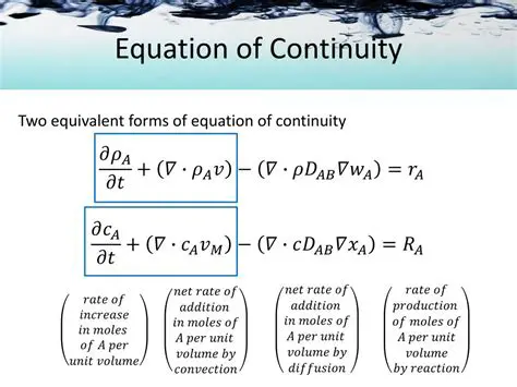 The Equation of Continuity