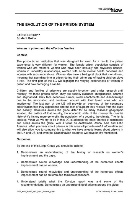 The Evolution of Prison Administration