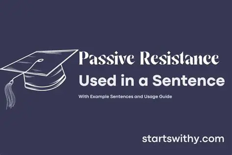 The Example of Passive Resistance