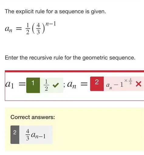 The Explicit Rule for a Geometric Sequence