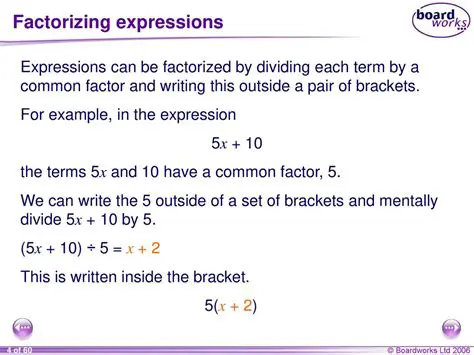 The Expression to be Factorized
