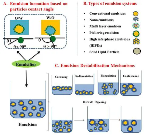 The formation of emulsions