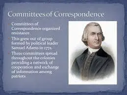 The Formation of the Committees of Correspondence