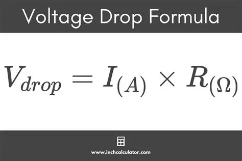 The Formula for Voltage Drop
