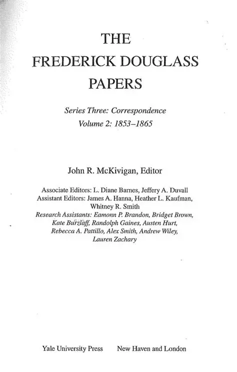 The Frederick Douglass Papers