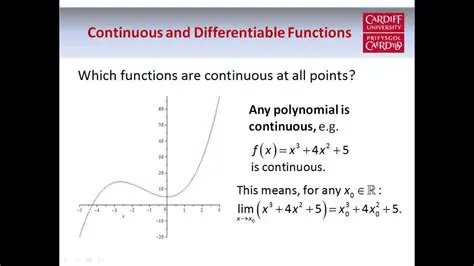 The function is continuous and differentiable