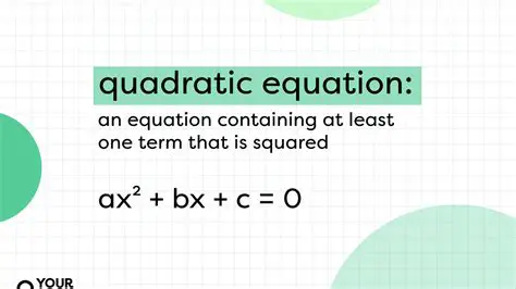 The Function of a Quadratic Equation