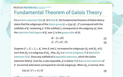 The Fundamental Theorem of Galois Theory