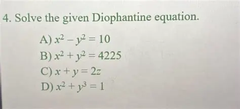 The Given Diophantine Equation