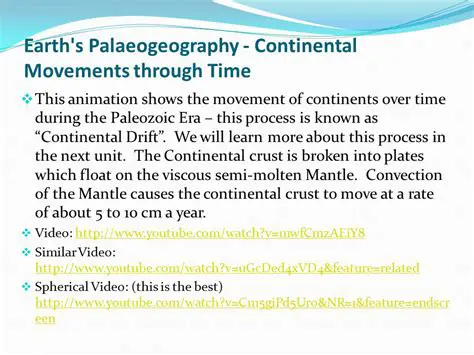 The History of Continental Movements