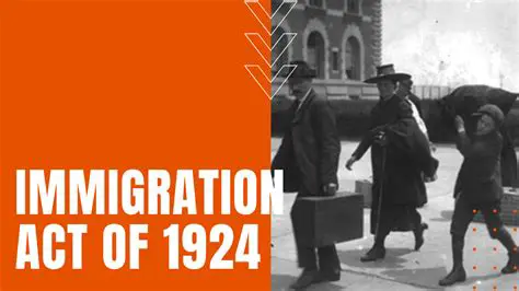 The Immigration Act of 1924