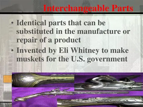 The Impact of Interchangeable Parts on Industrialization