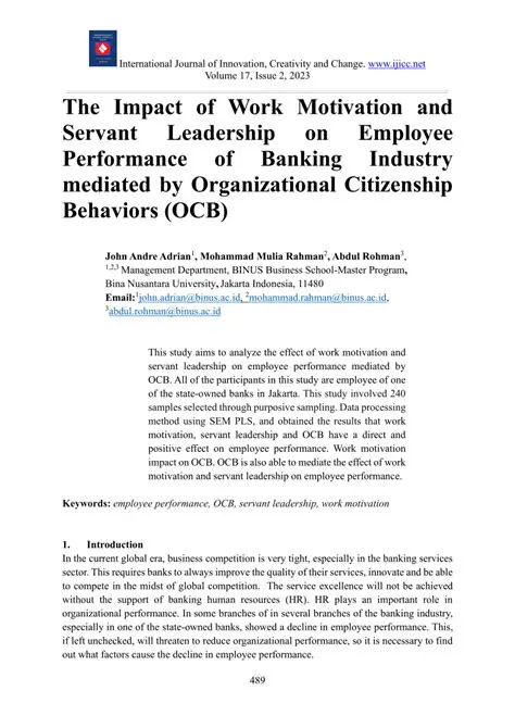 The Impact of OCB on Employee Performance