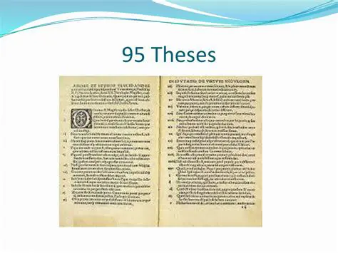 The Impact of the 95 Theses