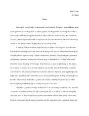 The Impact of Values on Behavior