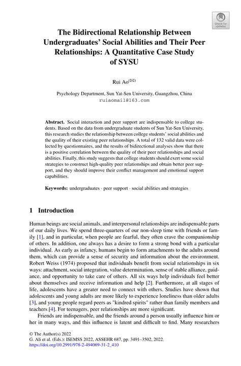 The Importance of Bidirectional Relationships in Social Studies