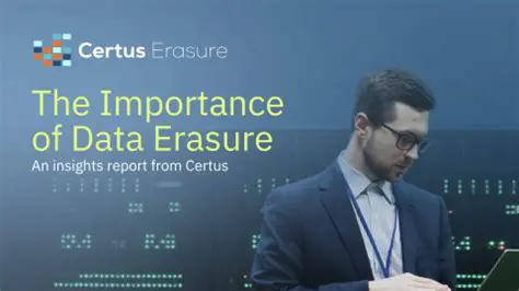 The Importance of Data Erasure
