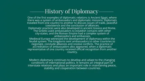 The Importance of Diplomatic History