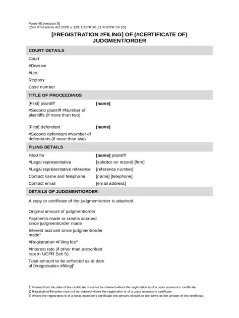 The Importance of Filing a Certificate of Judgment