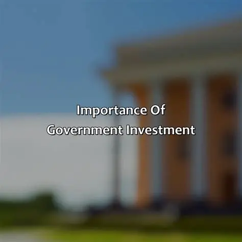 The Importance of Government Investment Management