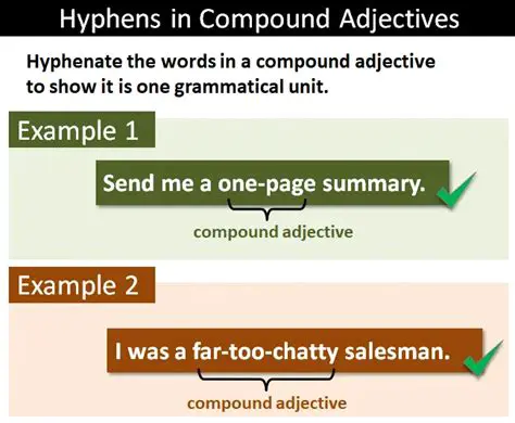 The Importance of Hyphens in Compound Adjectives