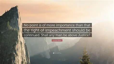 The Importance of Impeachment