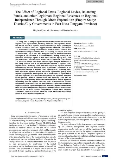 The Importance of Increasing Regional Taxes and Regional Levies