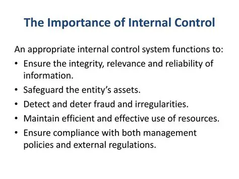 The Importance of Internal Control of Regional Property