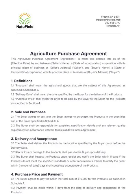 The Importance of Legal Protection in Fertilizer Procurement Agreement