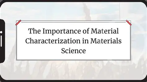 The Importance of Material Composition