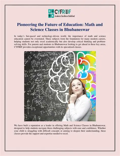 The Importance of Math and Science Education