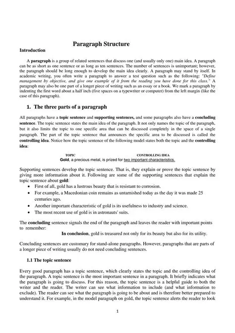 The Importance of Paragraph 2