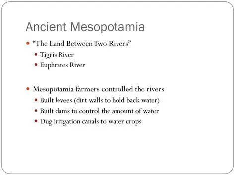 The Importance of Rivers in Mesopotamia