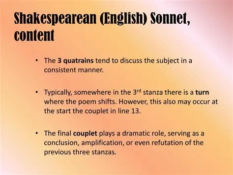 The Importance of the Couplets in a Shakespearean Sonnet