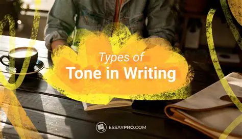 The Importance of Tone in Writing