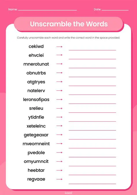 The Importance of Word Unscrambling in Language Learning