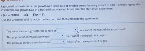 The instantaneous growth rate is always increasing