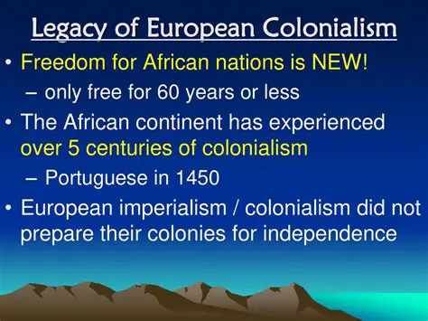 The Legacy of European Imperialism and Colonialism