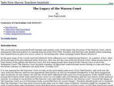 The Legacy of the Warren Court