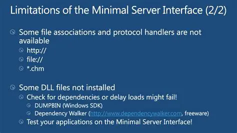 The Limitations of CHM Files