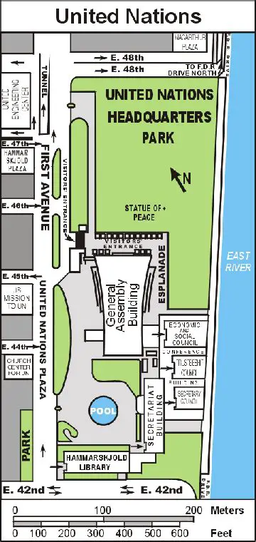 The Location of the UN Headquarters