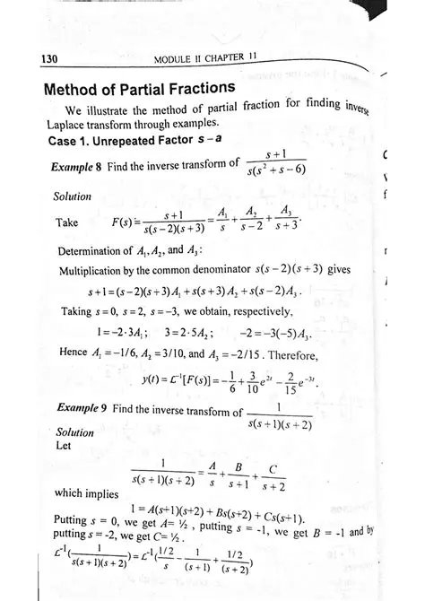 The Method of Partial Fractions