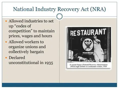 The National Industry Recovery Act of 1933