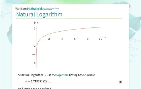 The Natural Logarithm Function