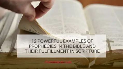 The Nature of Prophecy in the Bible