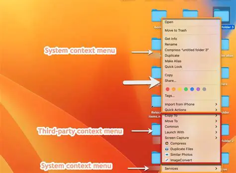 The Need for a Context Menu in Sidebar Items