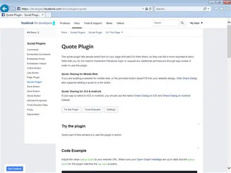 The Need for a Facebook Quote Plugin